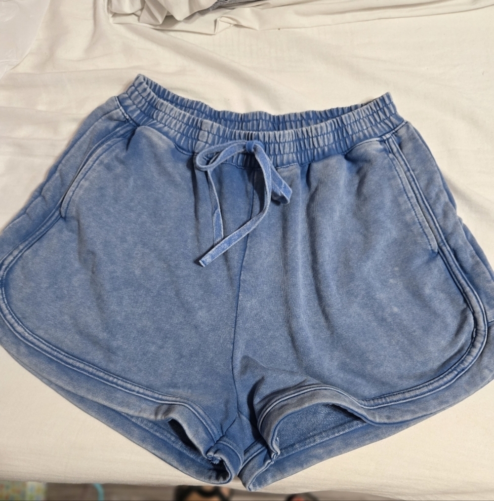 Women's Umgee High Waisted Louge Shorts Sz M